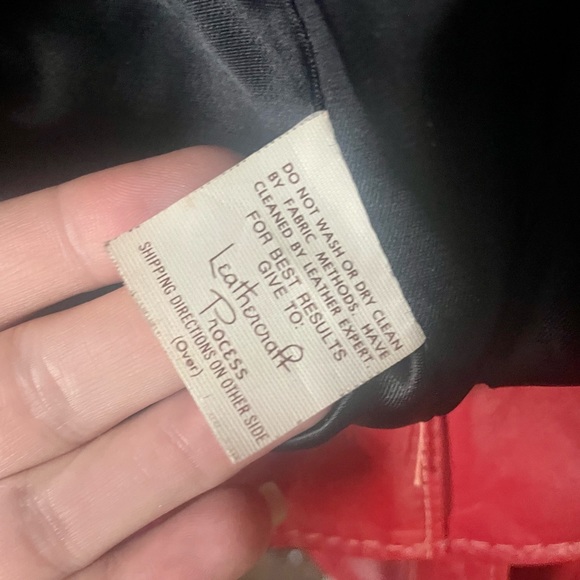VTG Reed Red Leather Jacket-Stunning!!! - Picture 7 of 7